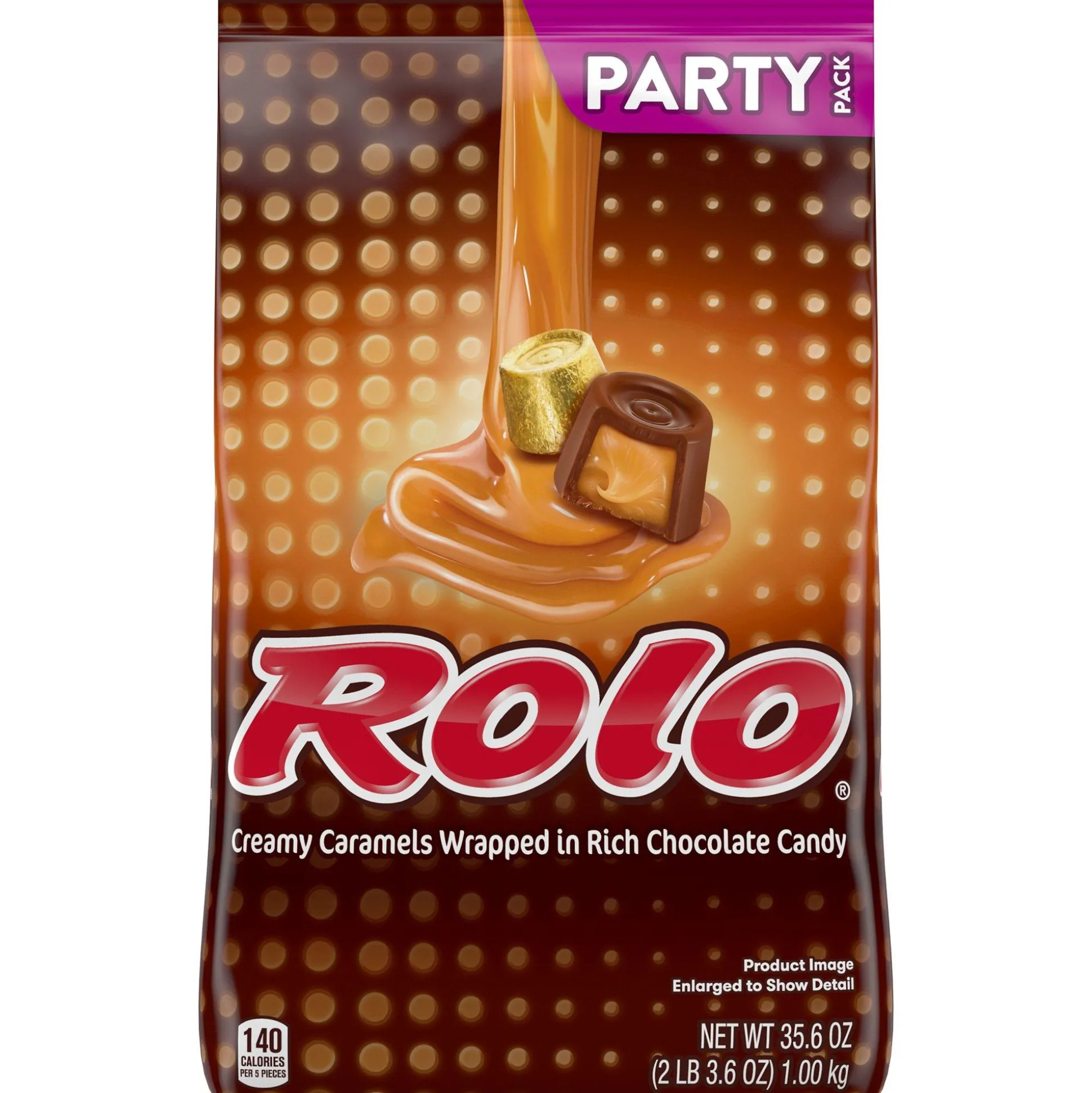 Best Rolo Milk Chocolate & Chewy Caramel Candy Party Pack Chocolate Candy