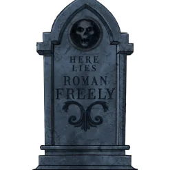 Party City Roman Freely Tombstone, 13In X 22In| Tombstones & Fencing