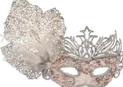 Fashion Rose Gold Glitter Crown Masquerade Mask Masquerade