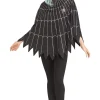 Fashion Rose Gold Glitter Spiderweb Poncho For Adults Capes, Robes