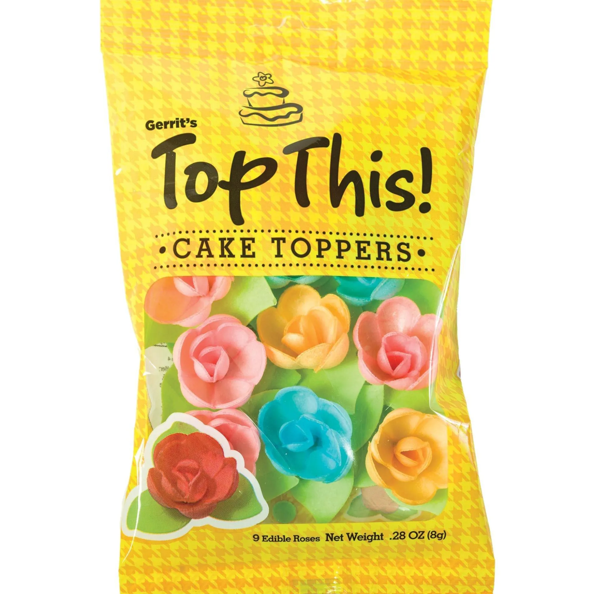 Flash Sale Rose Icing Decorations 9Ct Cake Icing & Decorations