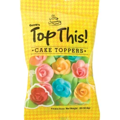 Flash Sale Rose Icing Decorations 9Ct Cupcake Decorations & Picks