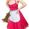 Party City 50S Happy Homemaker Apron & Feather Duster Costume Accessory Set, 2Pc|Women 1950S
