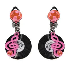 Online 50S Rock N Roll Record Earrings Jewelry