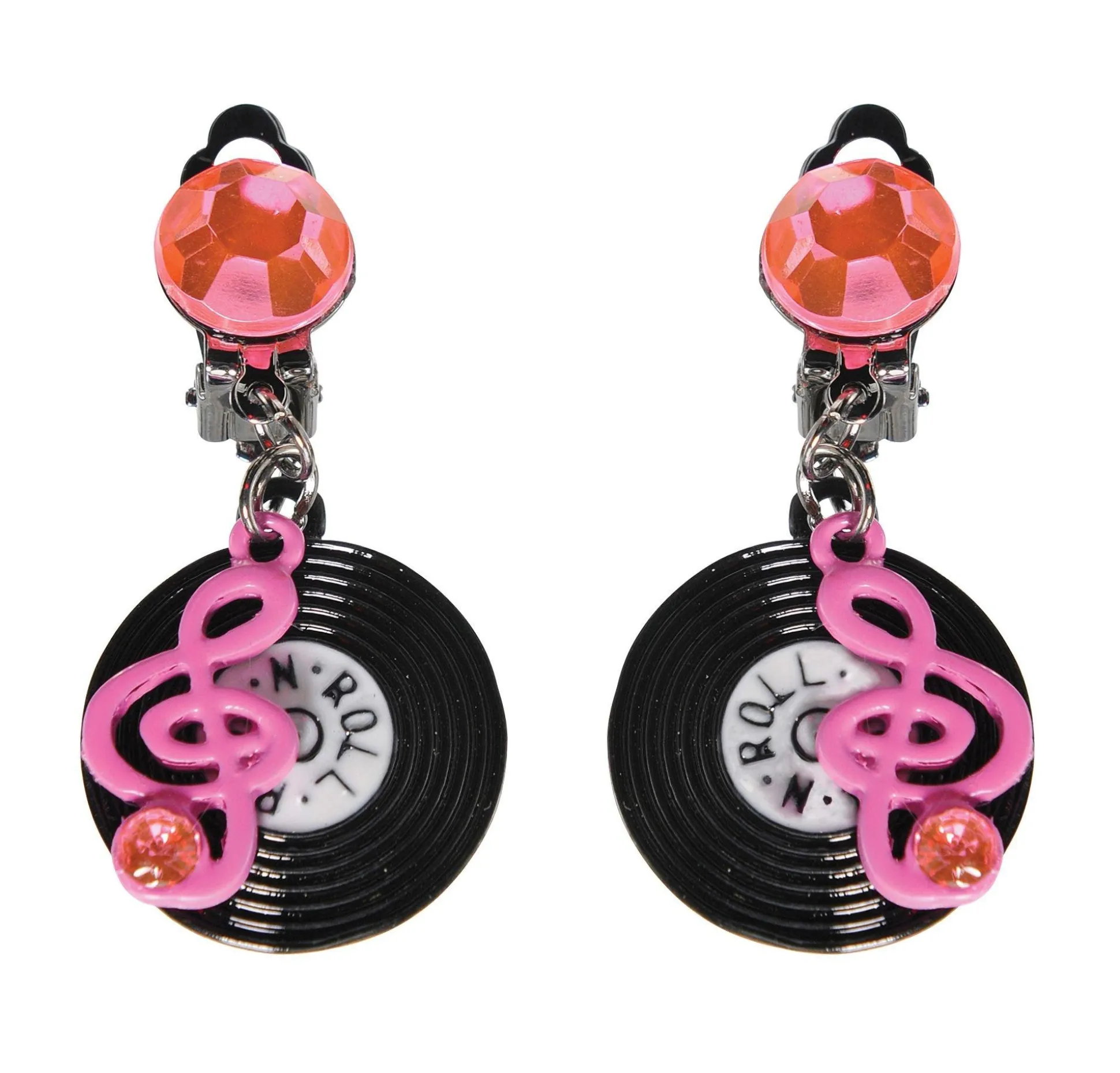 Online 50S Rock N Roll Record Earrings Jewelry