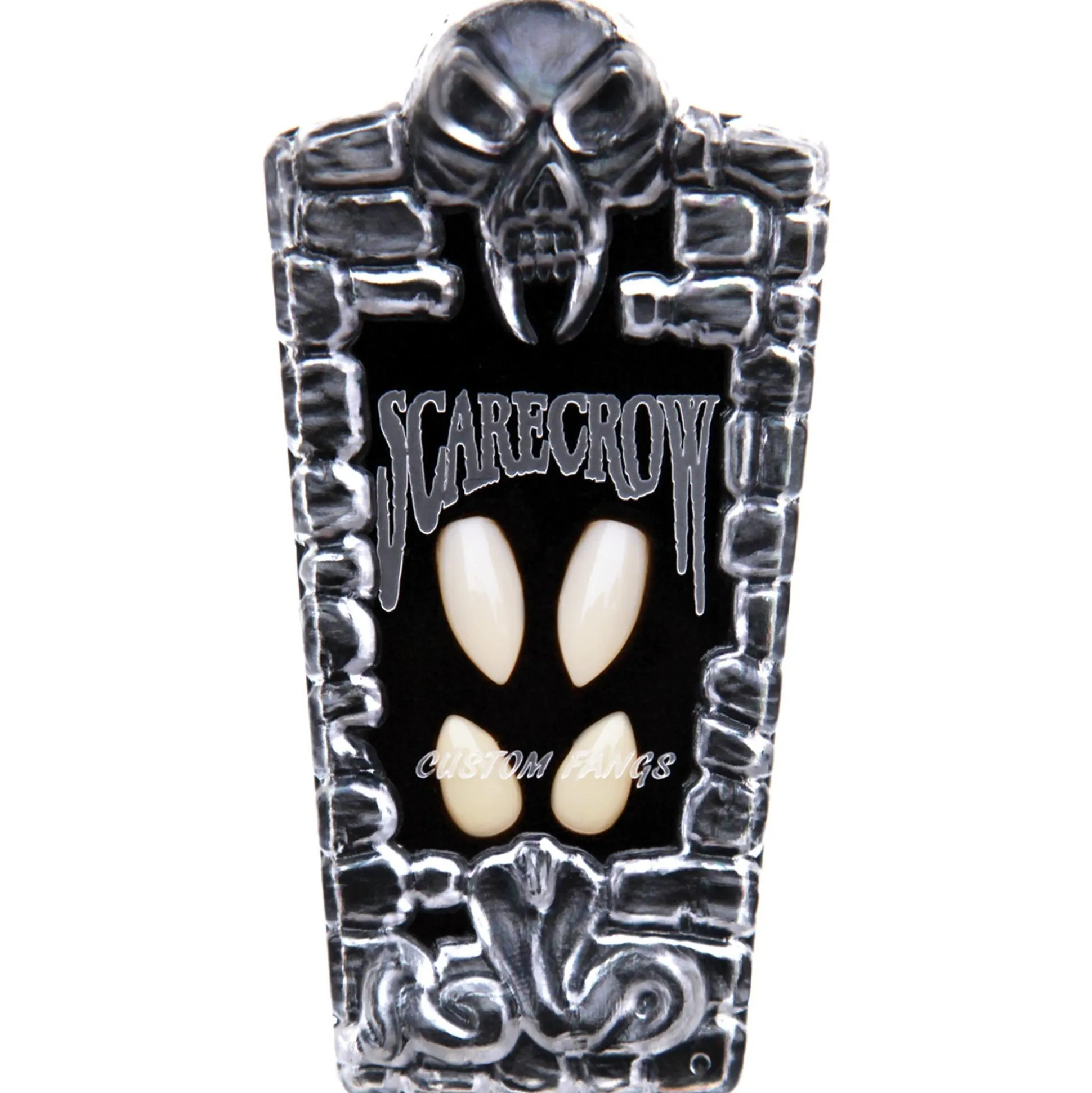 New Scarecrow Deluxe Werewolf Fang Set, 4Pc Fangs, Teeth