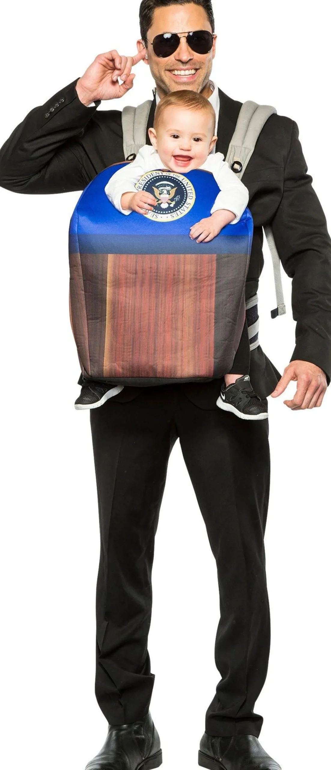 Party City Secret Service & Potus Parent & Baby Costume|Women Funny