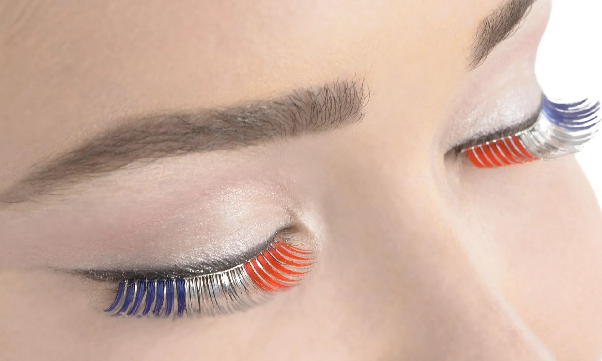 Cheap Self-Adhesive Patriotic Tinsel False Eyelashes Makeup