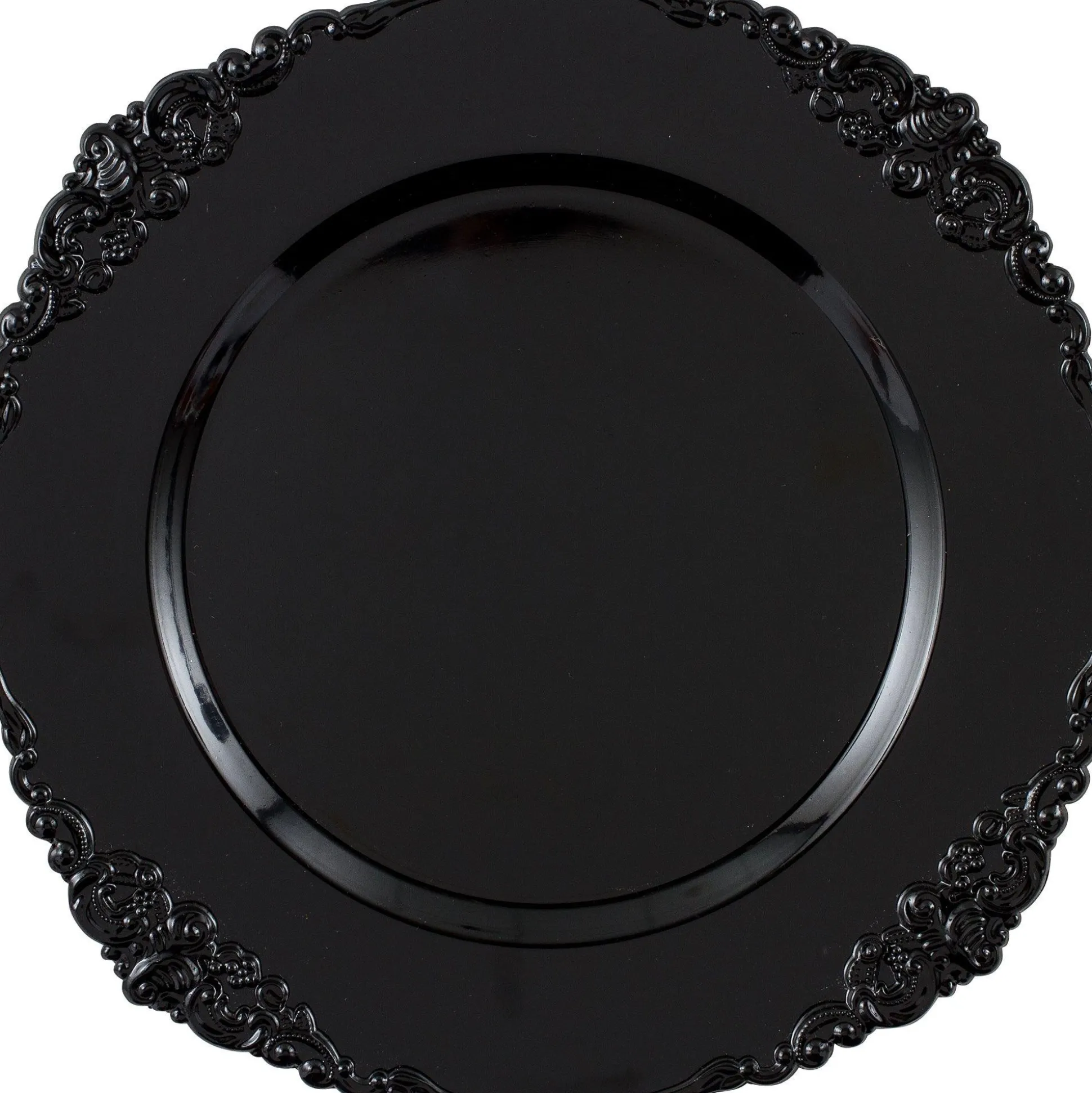 Party City Shocktails Plastic Charger| Boneyard Glam