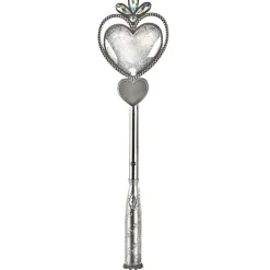 Hot Silver Disney Princess Tiara & Wand Costume Accessory Kit Tiaras, Crowns