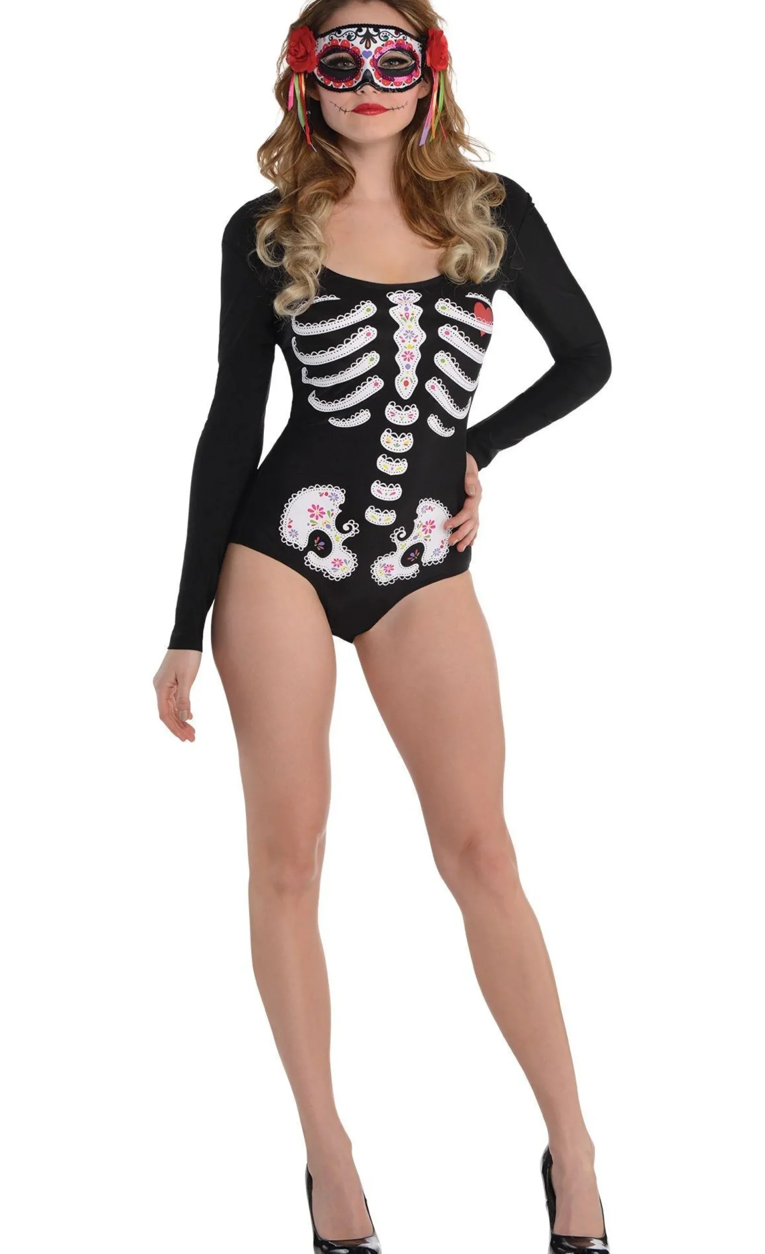 Flash Sale Skeleton Bodysuit - Day Of The Dead Bodywear