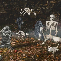 Party City Skeleton Cat Decoration, 18In X 10.25In| Creatures