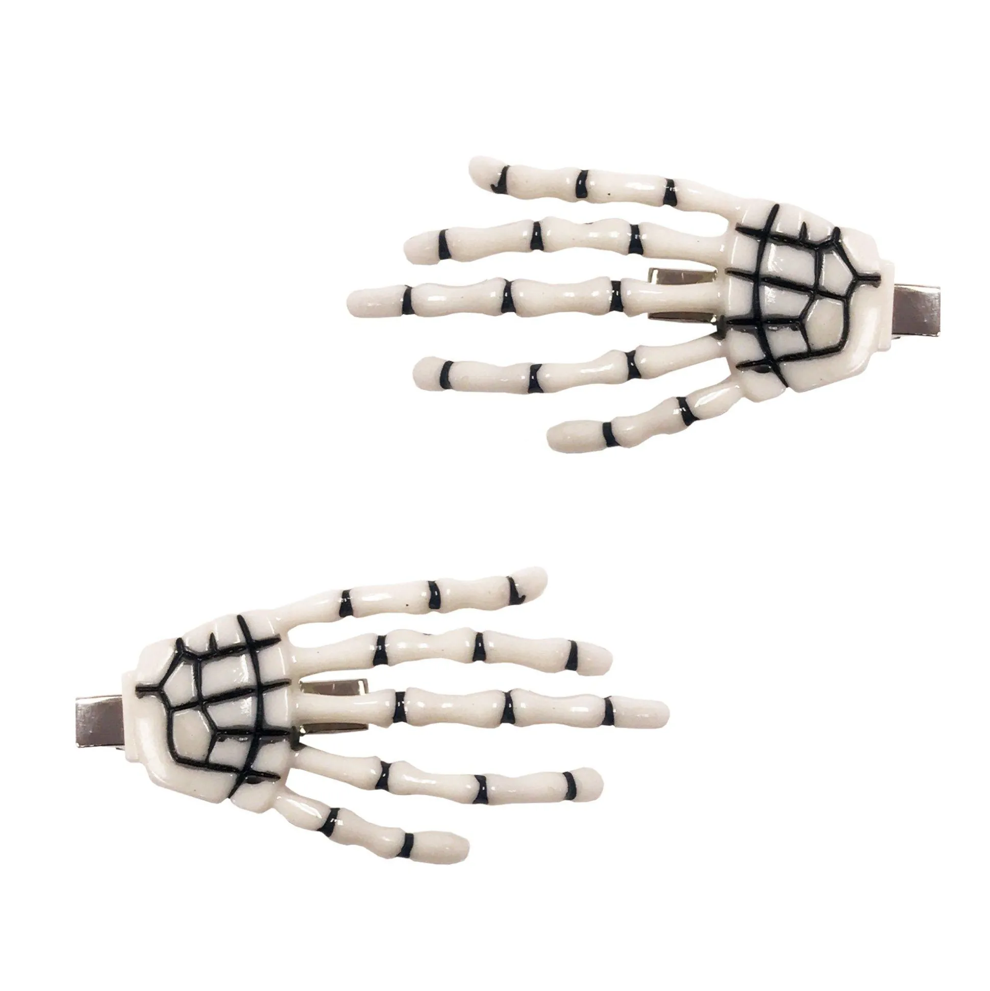 Best Skeleton Hand Hairclips, 2Pc Headbands, Tails