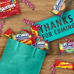 Flash Sale Skittles, Starburst, & Life Savers Gummies Fun Size Variety Bag, 22.7Oz, 80Pc Bulk Candy
