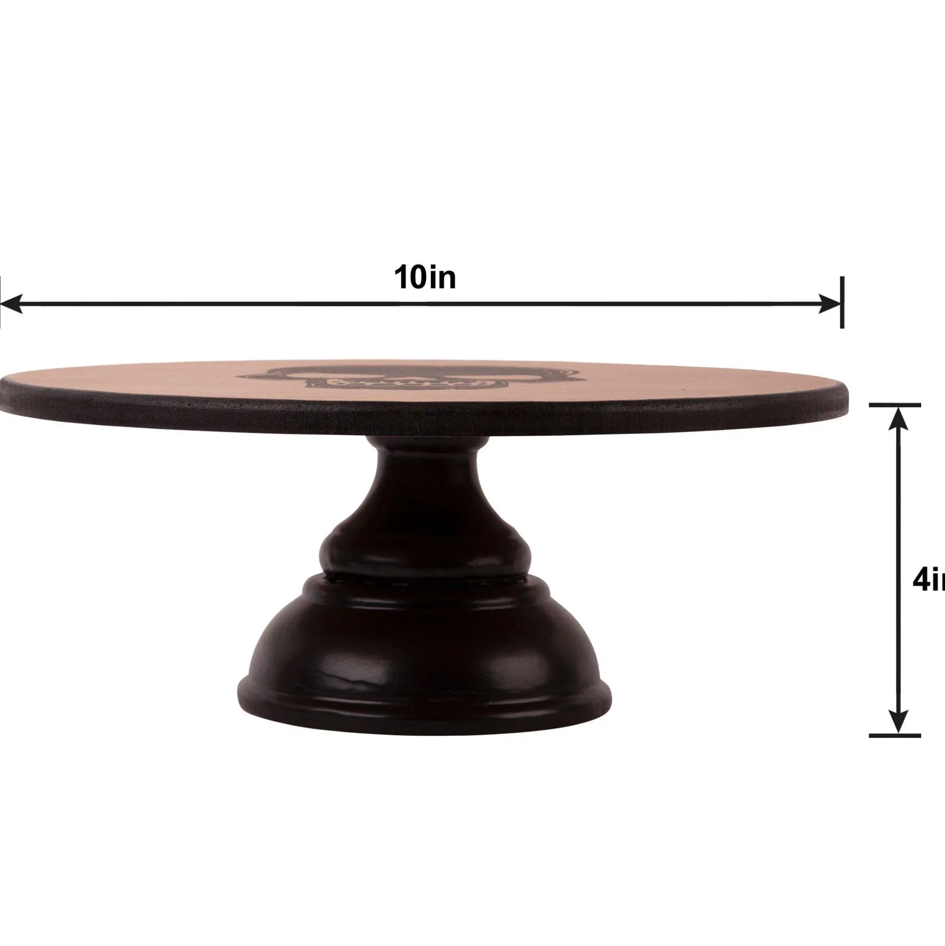 Best Skull Fiberboard Cake Stand, 10In X 4In Baking Supplies