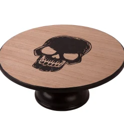 Party City Skull Fiberboard Cake Stand, 10In X 4In| Bakeware