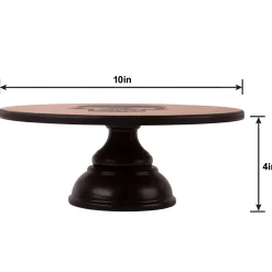 Party City Skull Fiberboard Cake Stand, 10In X 4In| Home Décor