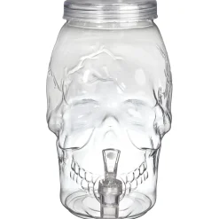 Party City Skull Plastic Drink Dispenser, 1Gal| Wicked Haunting