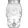 Party City Skull Plastic Drink Dispenser, 1Gal| Boneyard Glam