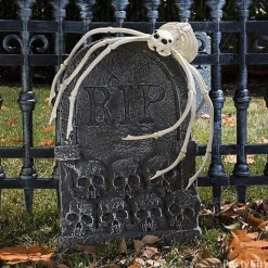 Party City Skulls Tombstone Decoration| Tombstones & Fencing