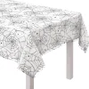 Party City Spiderweb Night Clear Plastic Table Cover, 54In X 108In| Spiderweb Night