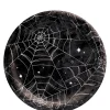 Party City Spiderweb Night Halloween Paper Dinner Plates, 10In, 20Ct| Tableware & Serveware