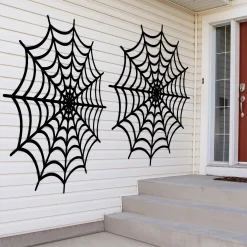 Party City Spiderweb Plastic Decorations, 5.4Ft, 2Ct| Decorations
