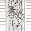 Party City Spiderweb Plastic Door Cover, 2.8Ft X 5.4Ft| Decorations