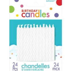 Sale Spiral Birthday Candles 24Ct Baking Supplies