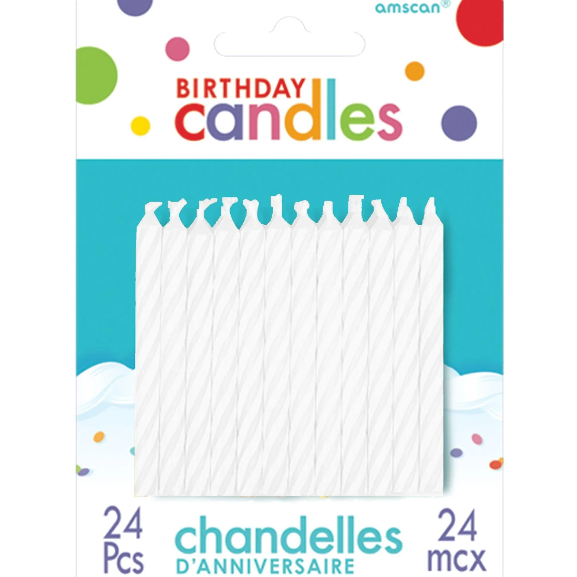Sale Spiral Birthday Candles 24Ct Baking Supplies