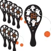 Party City Spooky Friends Halloween Paddle Balls, 8Ct| Favors & Favor Bags