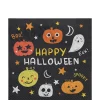 Party City Spooky Friends Halloween Paper Lunch Napkins, 6.5In, 100Ct| Tableware & Serveware