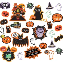 Party City Spooky Friends Halloween Cardstock Cutouts, 30Pc| Decorations