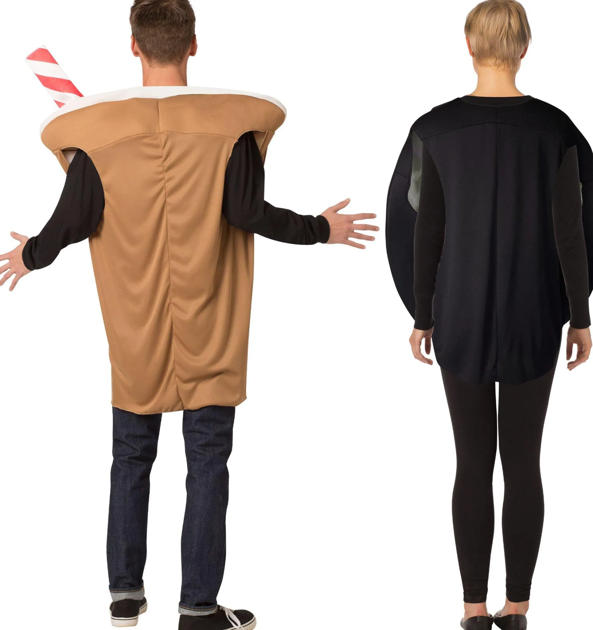 Online Sprinkle Donut & Cold Brew Coffee Couples Costumes For Adults Couples' Costumes