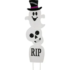 Party City Stacked Ghost Yard Sign| Yard Stakes & Signs