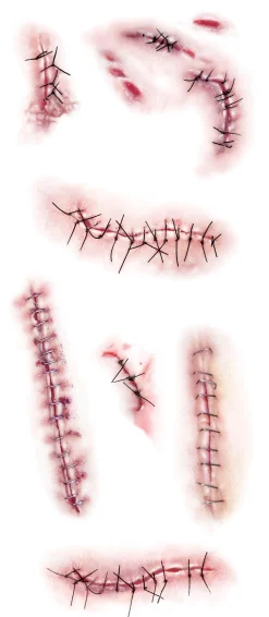 Best Staples & Stitches Face Tattoo Kit- Tinsley Transfers Makeup