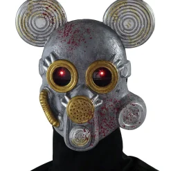 Outlet Steampunk Mutated Mouse Light-Up Mask Scary