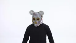 Outlet Steampunk Mutated Mouse Light-Up Mask Scary