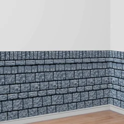 Party City Stone Wall Room Roll| Window & Wall Décor