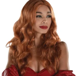Online Strawberry Blond Long Wavy Wig Wigs