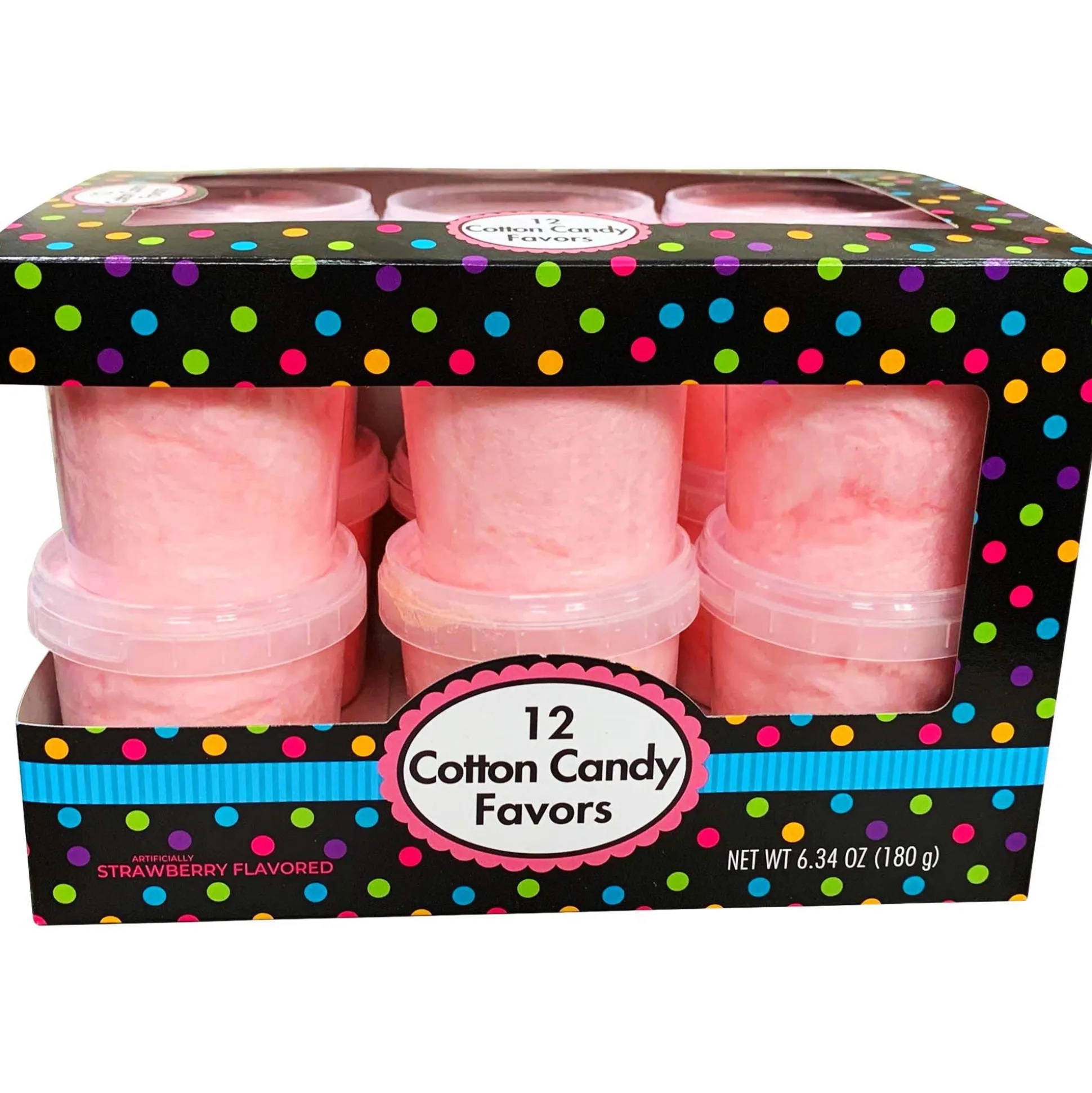 Best Sale Strawberry Cotton Candy 12Pc Candy Buffet By Color