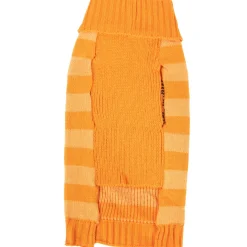 Outlet Striped Orange Jack-O'-Lantern Dog Sweater Dog & Pet Costumes