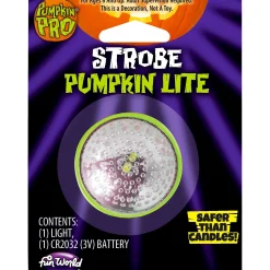 Party City Strobe Pumpkin Lite| Pumpkin Carving Kits