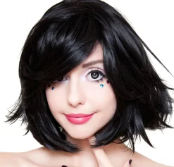 Best Sale Stylish Short Black Wig Wigs