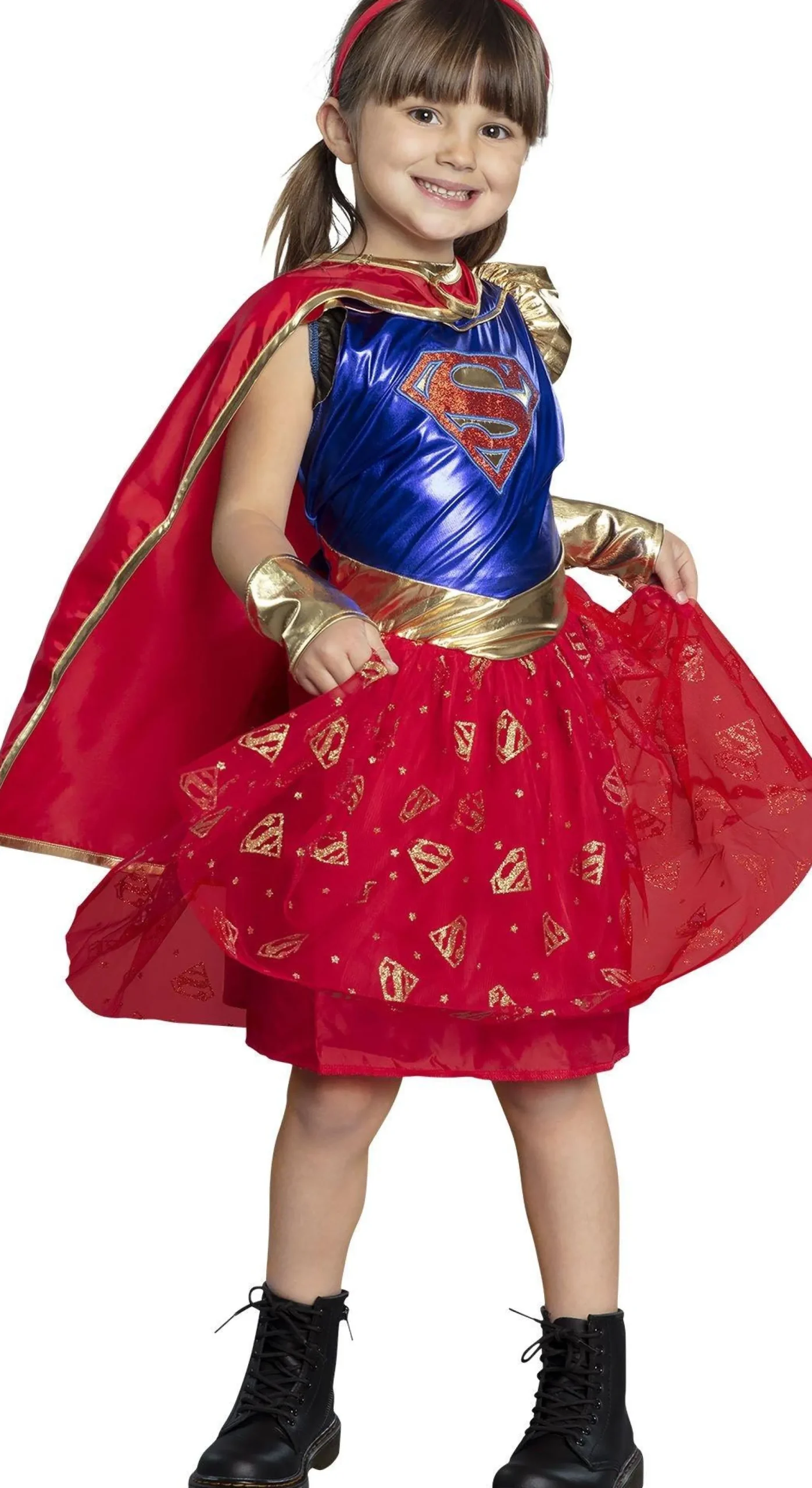 Party City Supergirl Costume For Kids|Girl Superhero