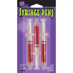 Party City Syringe Pens, 3Ct| Favors & Favor Bags