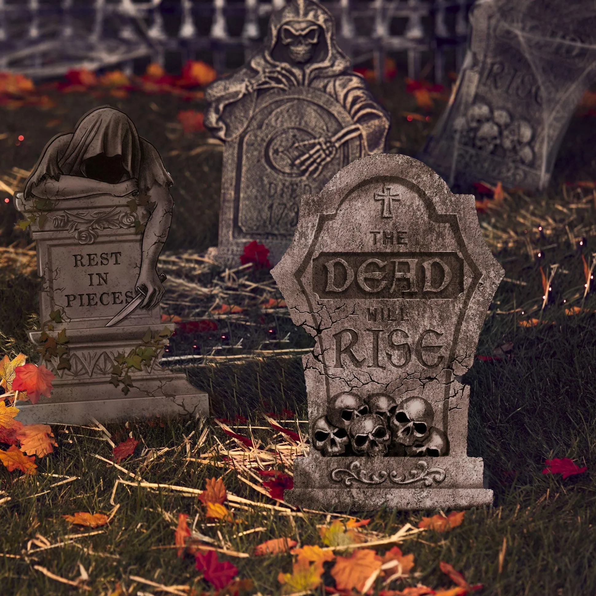 Party City The Dead Will Rise Tombstone| Tombstones & Fencing