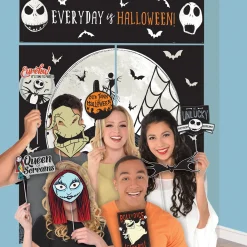 Party City The Nightmare Before Christmas Scene Setter With Photo Booth Props| Trunk Or Treat
