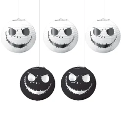 Party City The Nightmare Before Christmas Paper Lanterns 5Ct| Decorations