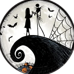 Party City The Nightmare Before Christmas Lunch Plates 8Ct| The Nightmare Before Christmas